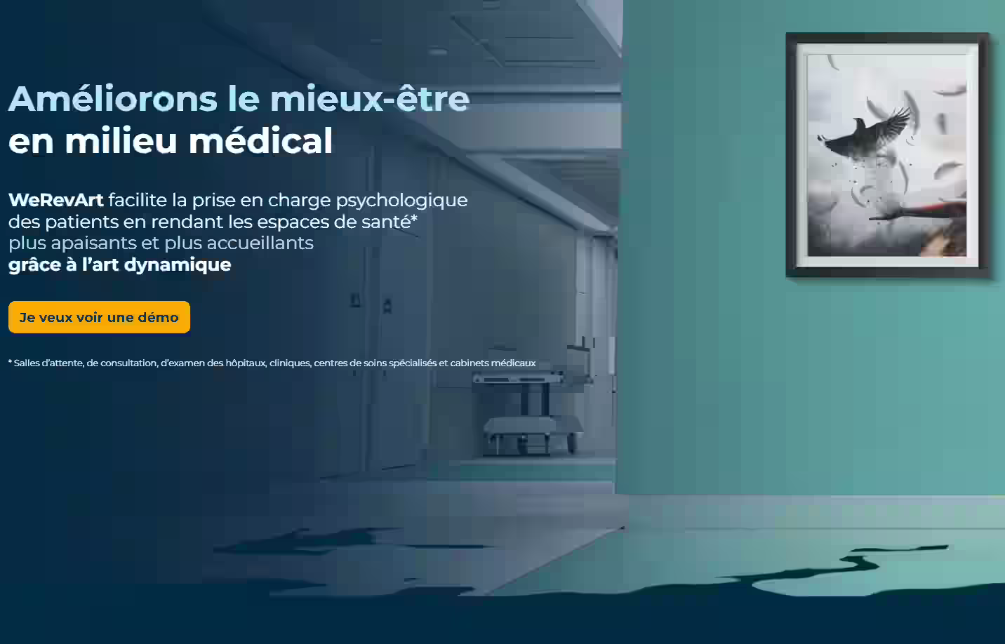 Landing Page We rev'art